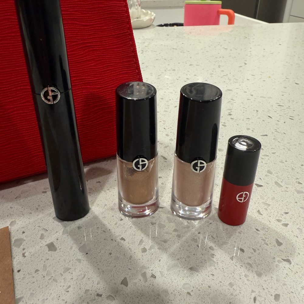Giorgio Armani Red and Gold Eyeshadow Collection